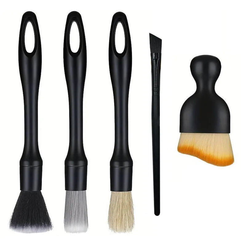 Kit de Brosses de Nettoyage Auto — Détail Intérieur & Aérateurs