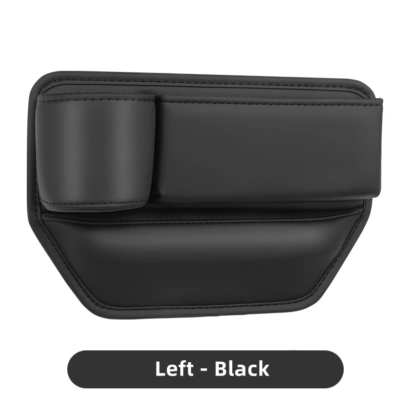 Organisateur de Siège Auto — Rangement Cuir avec Porte-Gobelet