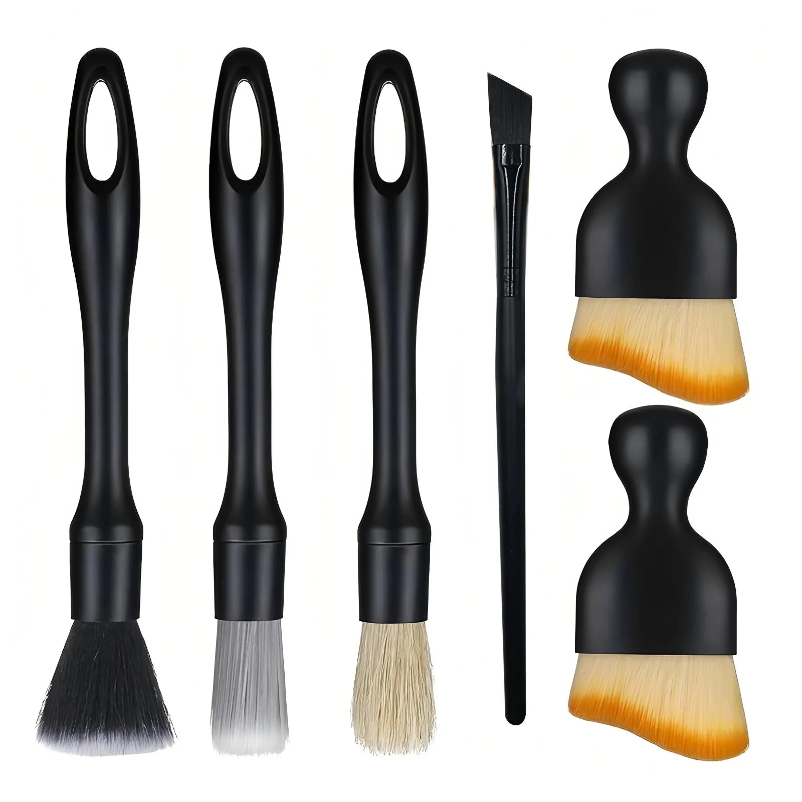 Kit de Brosses de Nettoyage Auto — Détail Intérieur & Aérateurs