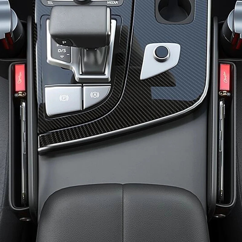 Organisateur de Siège Auto — Rangement Cuir avec Porte-Gobelet