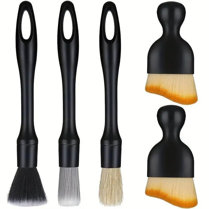 Kit de Brosses de Nettoyage Auto — Détail Intérieur & Aérateurs